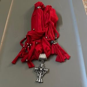 Cross scarf